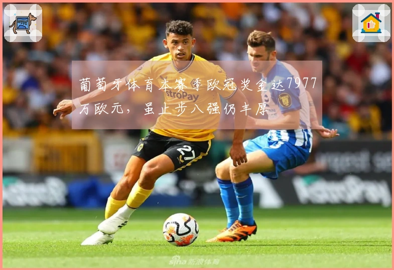 葡萄牙体育本赛季欧冠奖金达7977万欧元，虽止步八强仍丰厚